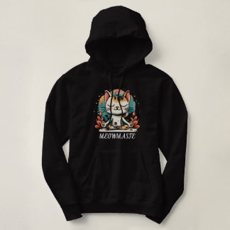 Funny Niedlich Spiritual Cat Meditating "MEOWMASTE Hoodie