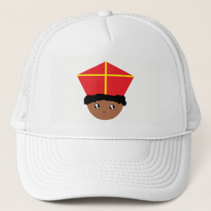 Funny Niedlich St. Nicholas Miter Zwarte Piet Il M Truckerkappe