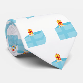 Funny Niedlich St Nicholas Sinterklaas Kinder Kuns Krawatte