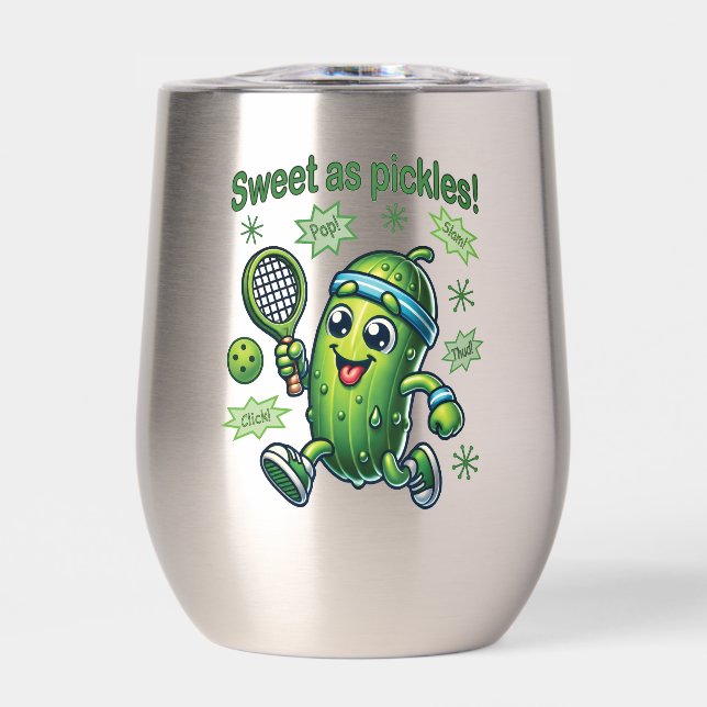 Funny Niedlich Sweet as Pickles Pickleball (Vorderseite)