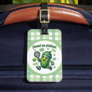 Funny Niedlich Sweet as Pickles Pickleball Gepäckanhänger