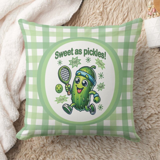 Funny Niedlich Sweet as Pickles Pickleball Kissen (Decke)