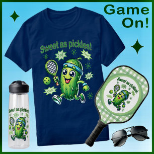 Funny Niedlich Sweet as Pickles Pickleball T-Shirt