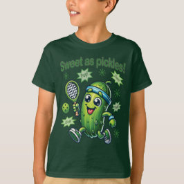Funny Niedlich Sweet as Pickles Pickleball T-Shirt