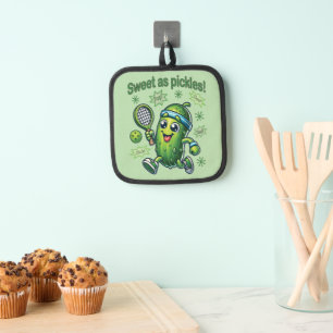 Funny Niedlich Sweet as Pickles Pickleball Topflappen