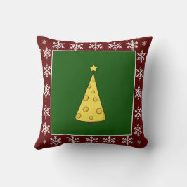 Funny Niedlich Trendy Stylish Cheese Christmas Tre Kissen