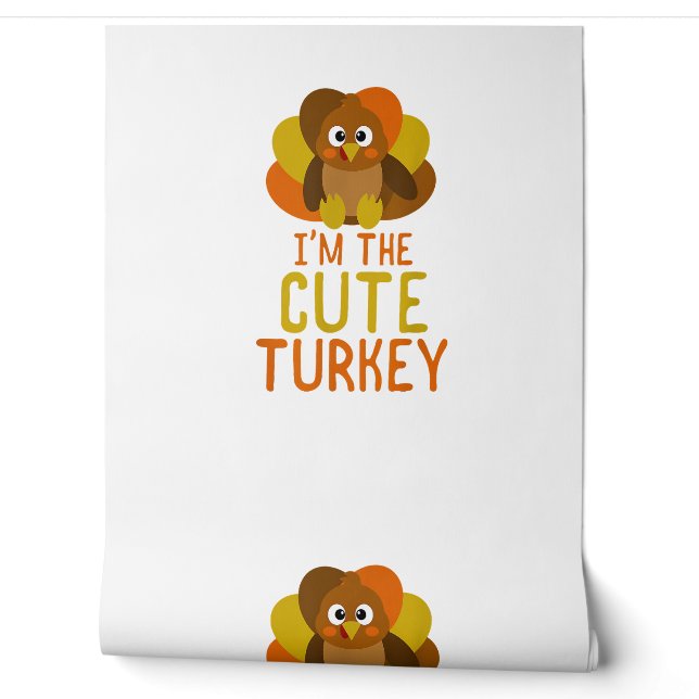 Funny Niedlich Turkey Family Matching Erntedank Tapete (Abrollen)