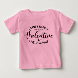 Funny Niedlich Valentine Baby Unisex Pink T-shirt