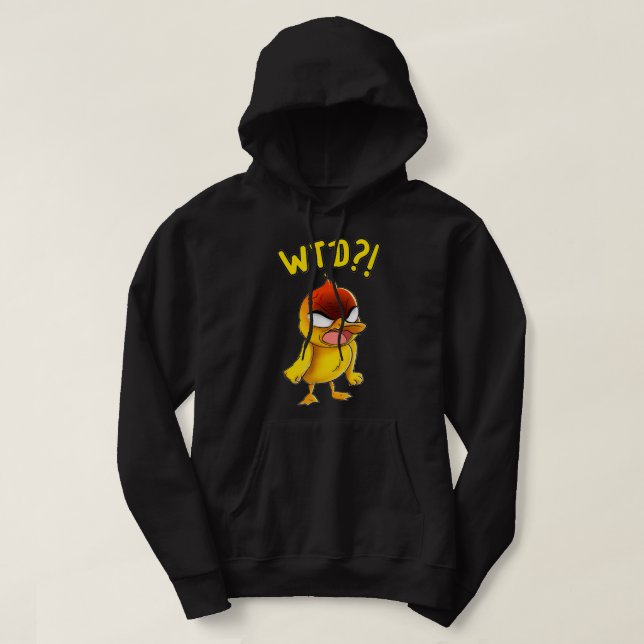 Funny Niedlich, was die Duck Novelty spendet Hoodie (Design vorne)
