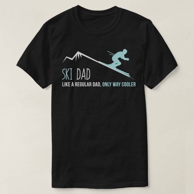 Funny Niedlich Winter Skipass T-Shirt (Design vorne)
