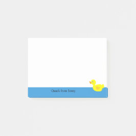 Funny Niedlich Yellow Duck Animal Individuelle Nam Post-it Klebezettel