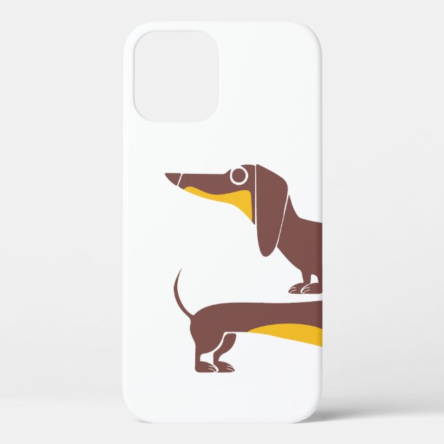 Funny niedliche Dackel für Langhundeeltern Case-Mate iPhone Hülle (Rückseite)