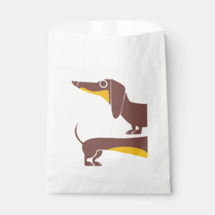 Funny niedliche Dackel für Langhundeeltern Geschenktütchen