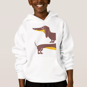 Funny niedliche Dackel für Langhundeeltern Hoodie