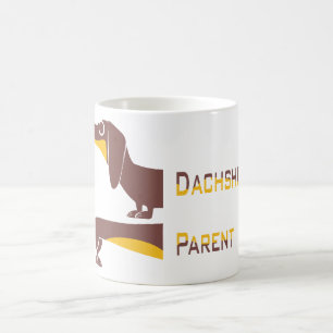 Funny niedliche Dackel für Langhundeeltern Kaffeetasse
