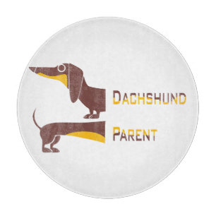 Funny niedliche Dackel für Langhundeeltern Schneidebrett