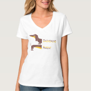 Funny niedliche Dackel für Langhundeeltern T-Shirt