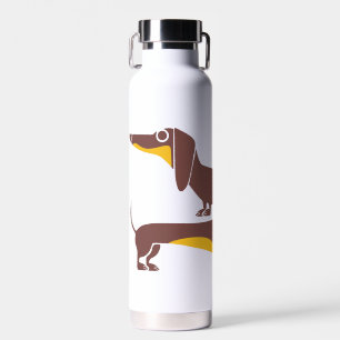 Funny niedliche Dackel für Langhundeeltern Trinkflasche