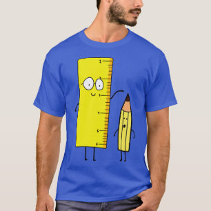 Funny Niedliche Regelmaßnahmen ein Stift T-Shirt