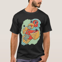 Funny niedlicher Cartoon Papagei Strickwoll Strick