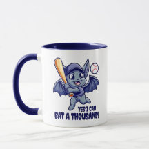 Funny Niedliches Bat Yes I Can Bat a Tausend!