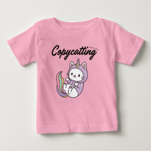 Funny Niedliches einfaches Design für Katzenliebha Baby T-shirt