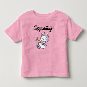 Funny Niedliches einfaches Design für Katzenliebha Kleinkind T-shirt