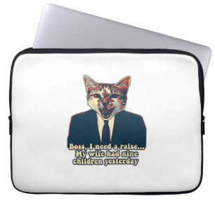 Funny niedliches Katzenmem für Katzenfreunde und K Laptopschutzhülle
