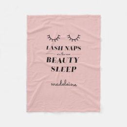 Funny Niedliches Zitat Lash Nickerchen Blanket Bab Fleecedecke