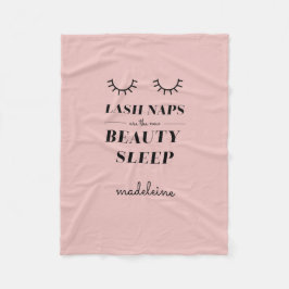 Funny Niedliches Zitat Lash Nickerchen Blanket Bab Fleecedecke