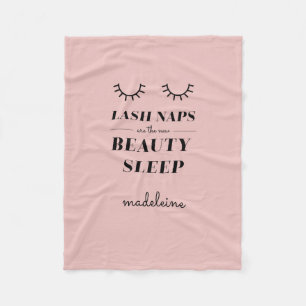 Funny Niedliches Zitat Lash Nickerchen Blanket Bab Fleecedecke