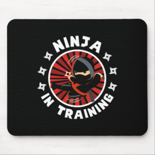 Funny Ninja im Training Karate Lover Kampfkünste Mousepad