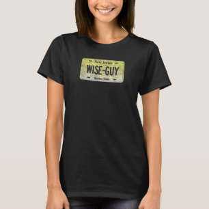 Funny Nj Staat Vanity License Plate Wise Typ T-Shirt