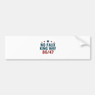 Funny no Imitats King Way 86 47 4. Juli Autoaufkleber