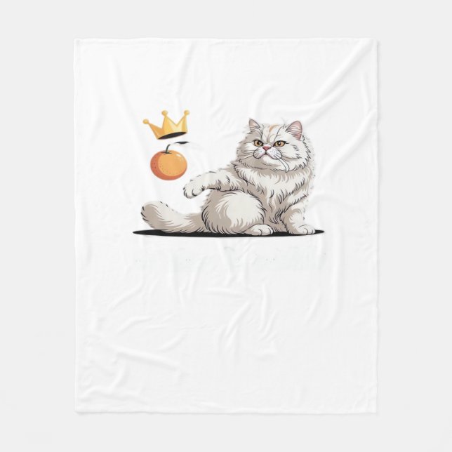 Funny No Kings In America Fleecedecke (Vorderseite)