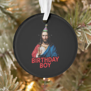 Funny Noël Jésus Enfant d'anniversaire