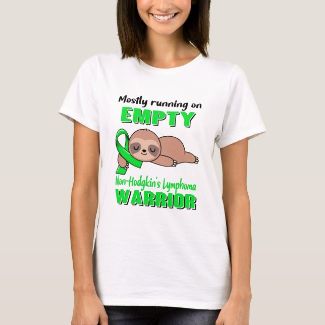 Funny Non-Hodgkin's Lymphoma Bewusstseinsgeschenke T-Shirt (Vorderseite)