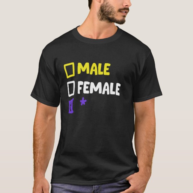 Funny Nonbinary and Transgender T-Shirt (Vorderseite)
