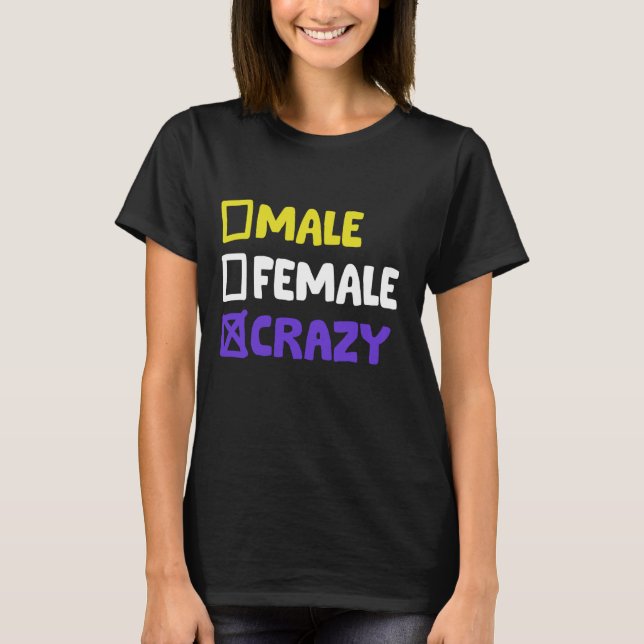 Funny Nonbinary und Transgender 1 T-Shirt (Vorderseite)