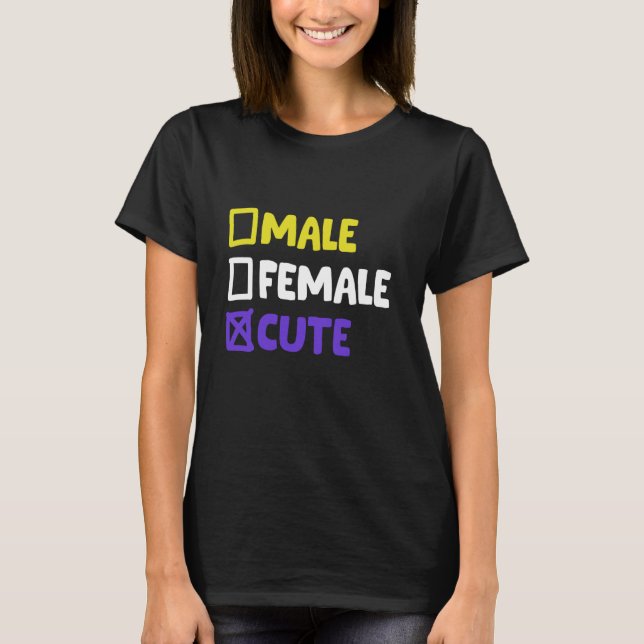 Funny Nonbinary und Transgender 4 T-Shirt (Vorderseite)