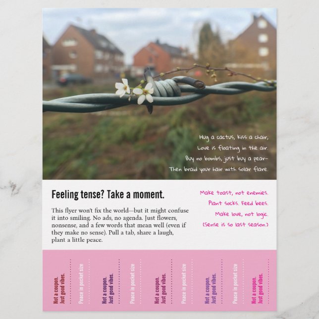 Funny, Nonsense mit Tränentafeln Flyer (Vorne)