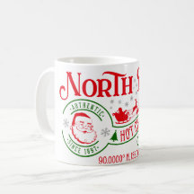 Funny North Pole Heiße Schokolade Weihnachten