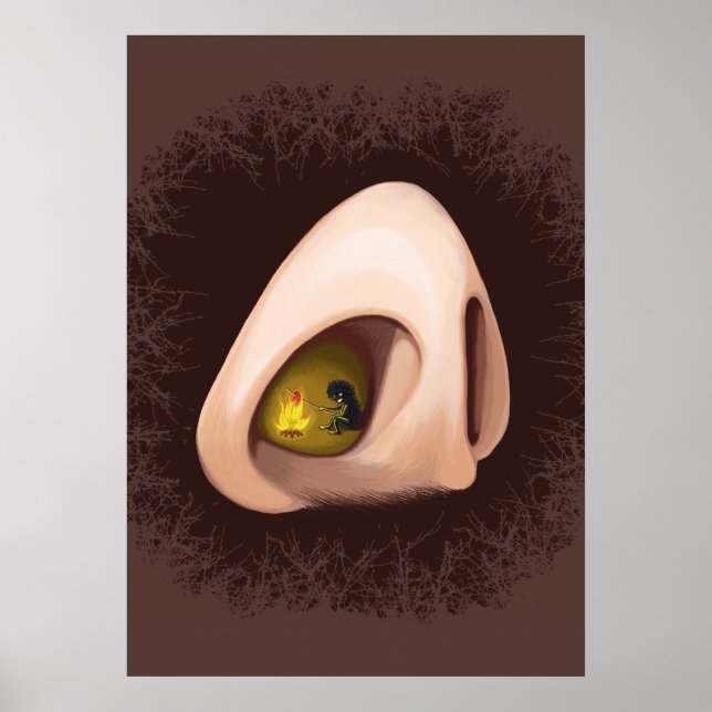 Funny Nose Bug, warum wir niesen Poster (Vorne)