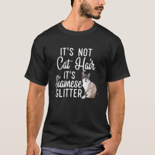 Funny Not Cat Hair Es ist siamischer Glitzer Cat M T-Shirt