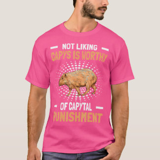 Funny not like Capybara Capybara T-Shirt