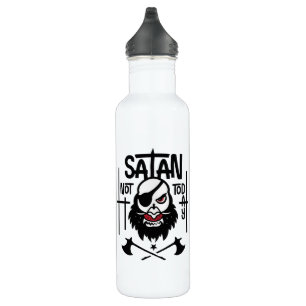 Funny not Today Satan - Gefangen Edelstahlflasche