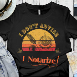 Funny Notary | Büro - Ich berate nicht, ich melde  T-Shirt