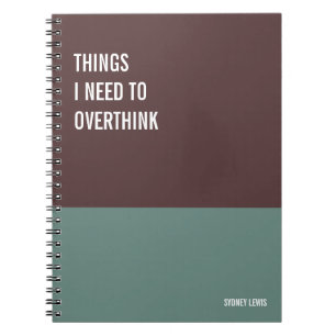 Funny Notebook, Humorvolles Writing Pad Journal, H Notizblock