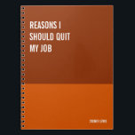 Funny Notebook, Humorvolles Writing Pad Journal, H Notizblock<br><div class="desc">Ein lustiges Notizbuch,  das Sie für alle Ihre täglichen Erinnerungen,  tiefe Gedanken und Kummer,  oder nur für Notizen an der Schule und am Arbeitsplatz verwenden können. Es ist ein großartiges Geschenk.</div>