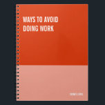 Funny Notebook, Humorvolles Writing Pad Journal, H Notizblock<br><div class="desc">Ein lustiges Notizbuch,  das Sie für alle Ihre täglichen Erinnerungen,  tiefe Gedanken und Kummer,  oder nur für Notizen an der Schule und am Arbeitsplatz verwenden können. Es ist ein großartiges Geschenk.</div>